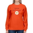 thumbnail image 1 of Give This World Good Energy Sweatshirt Women -Image by Shutterstock, Female 4X-Large, 1 of 4