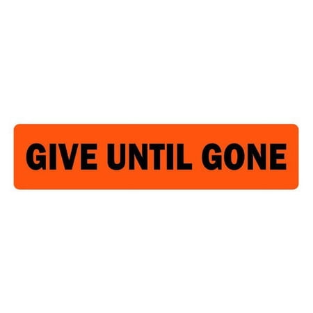 Give Until Gone Veterinary Labels
