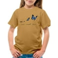 thumbnail image 1 of Give Yourself Time Butterfly  T-Shirt Juniors -Image by Shutterstock,  Large, 1 of 4