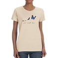 thumbnail image 1 of Give Yourself Time Butterfly  T-Shirt Women -Image by Shutterstock, Female Medium, 1 of 4