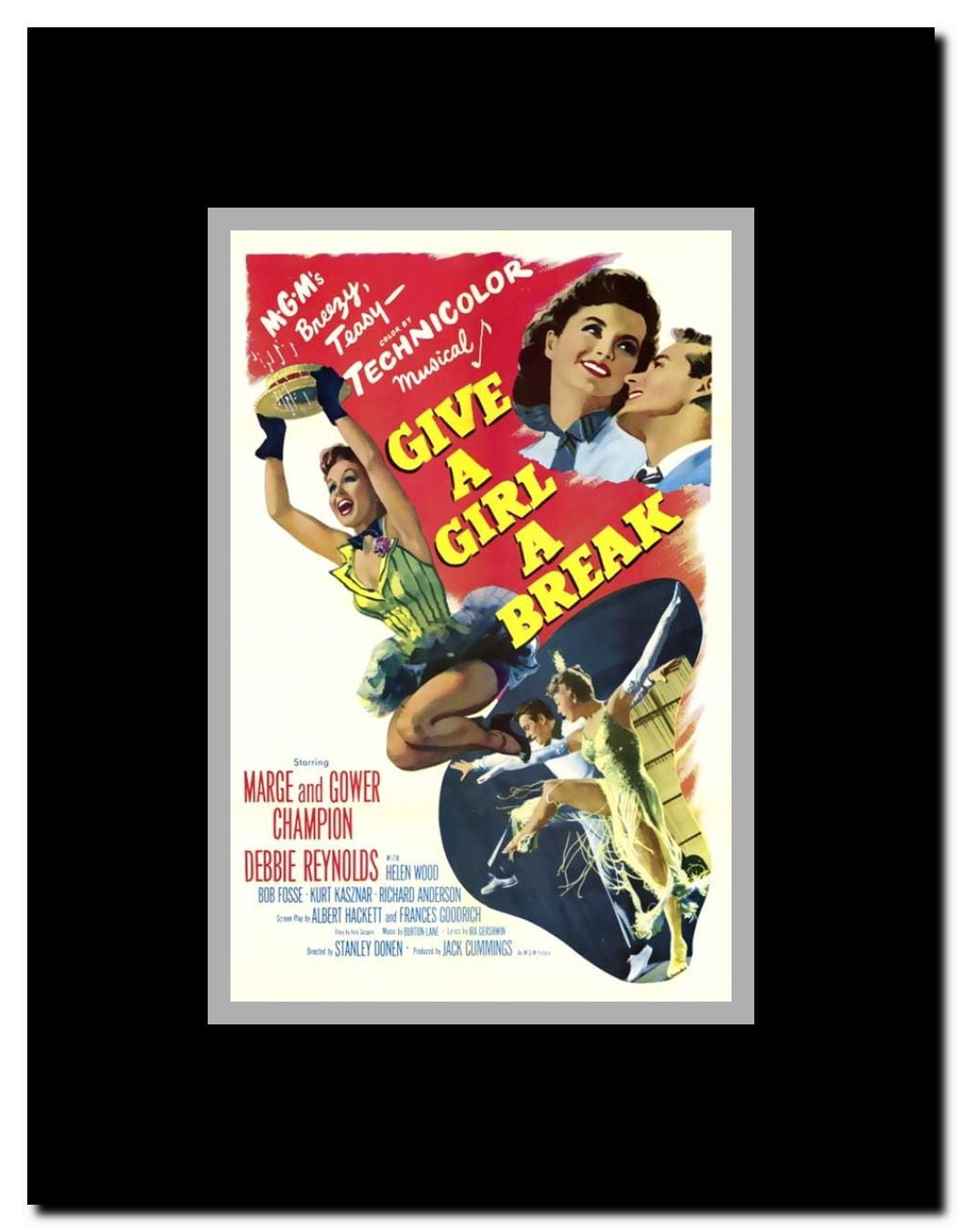 Give a Girl a Break Framed Movie Poster