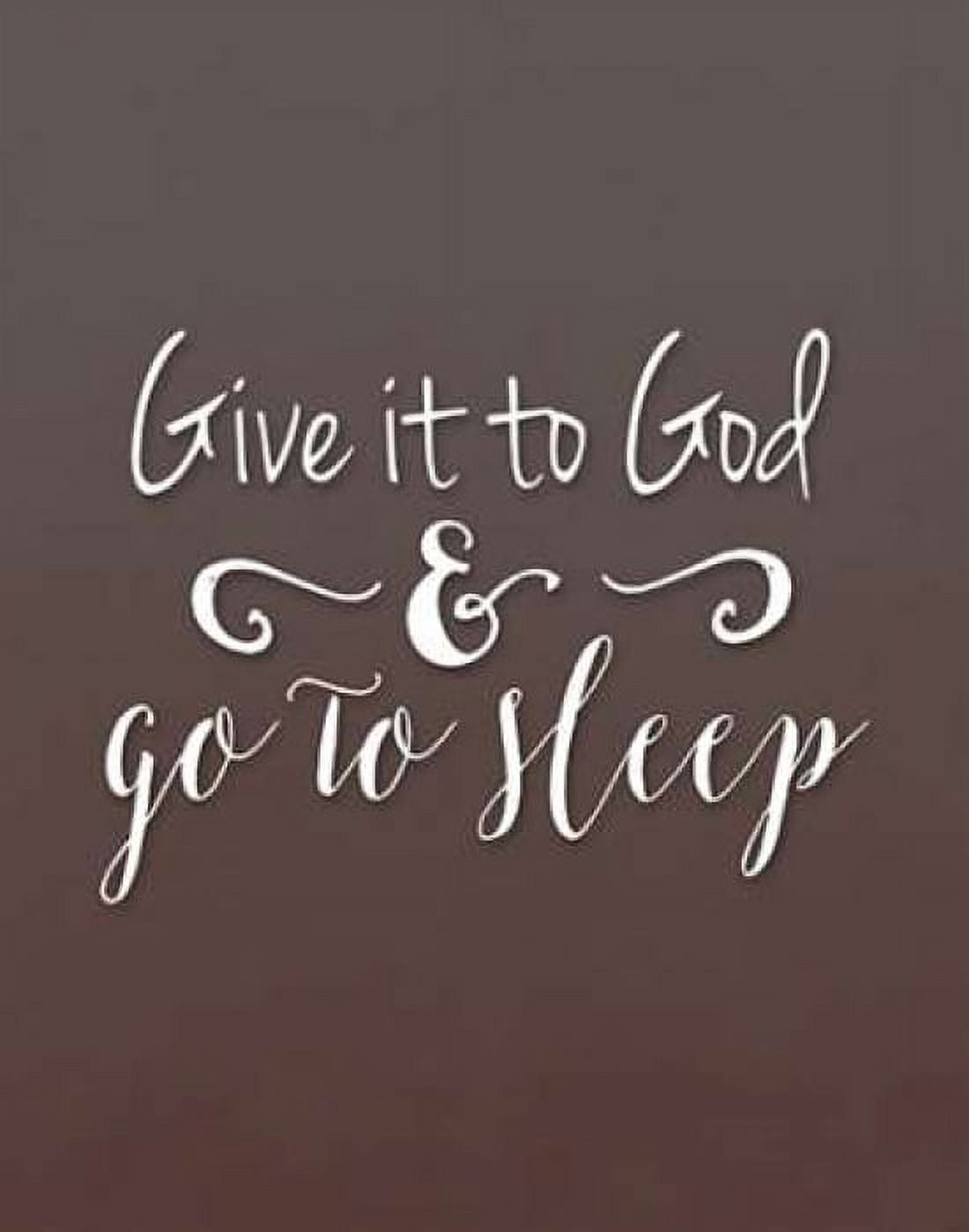 Give it to God Brown Canvas Art - Tara Moss (22 x 28)