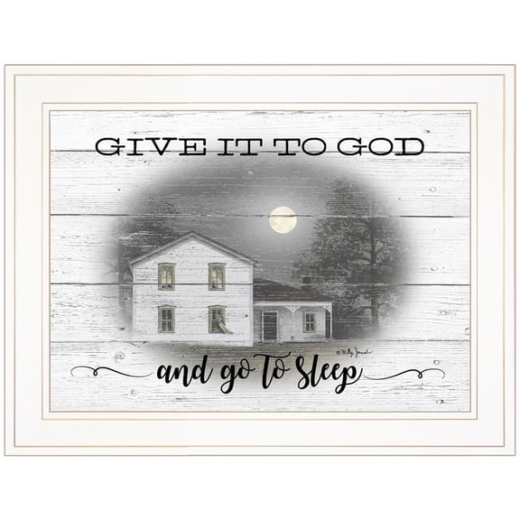 TrendyDecor4U Give It To God By Billy Jacobs Framed Print BJ1205-226G