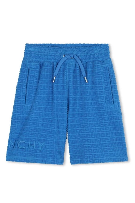 Boys 4G Towelling Jacquard Bermuda Shorts, Size 8Y
