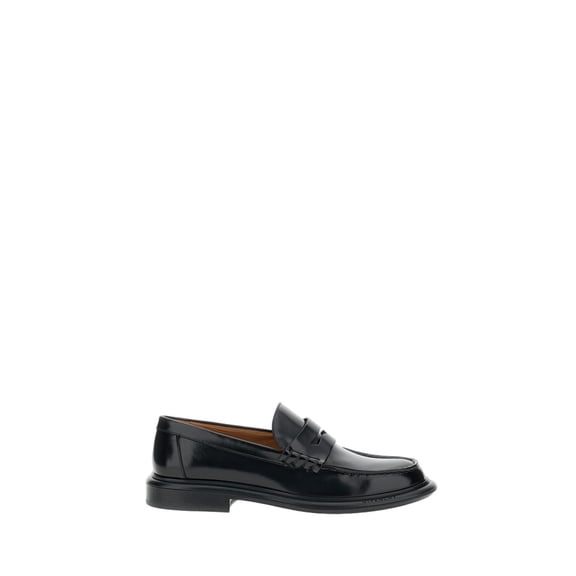 Givenchy Brushed Leather Loafers Black (Men's)