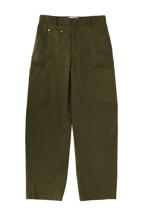 Couture Seam Cropped Patch Pockets Pants (Men's)