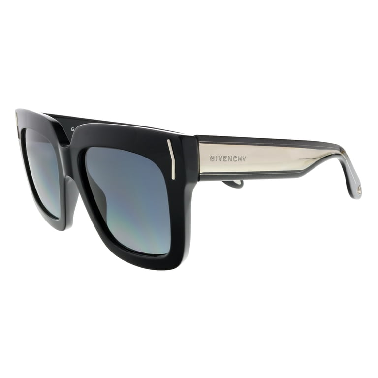 Givenchy GV 7015/S 0UDU Black Square Sunglasses - Walmart.com