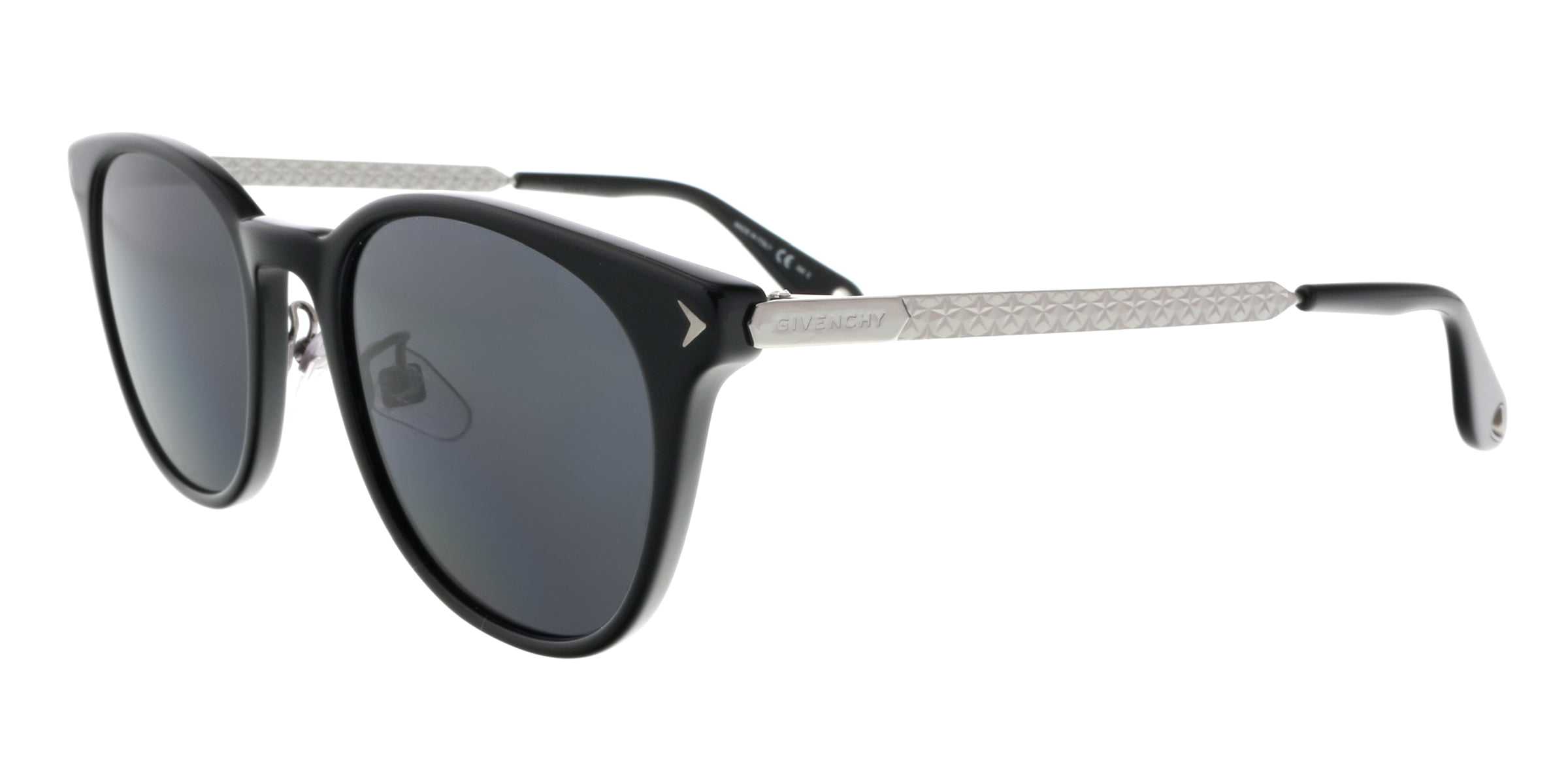 Givenchy Silver and Black Sunglasses Givenchy GV7137S 0284 T4 Black/Ruthenium/Silver Mirror 61-12  main image 2