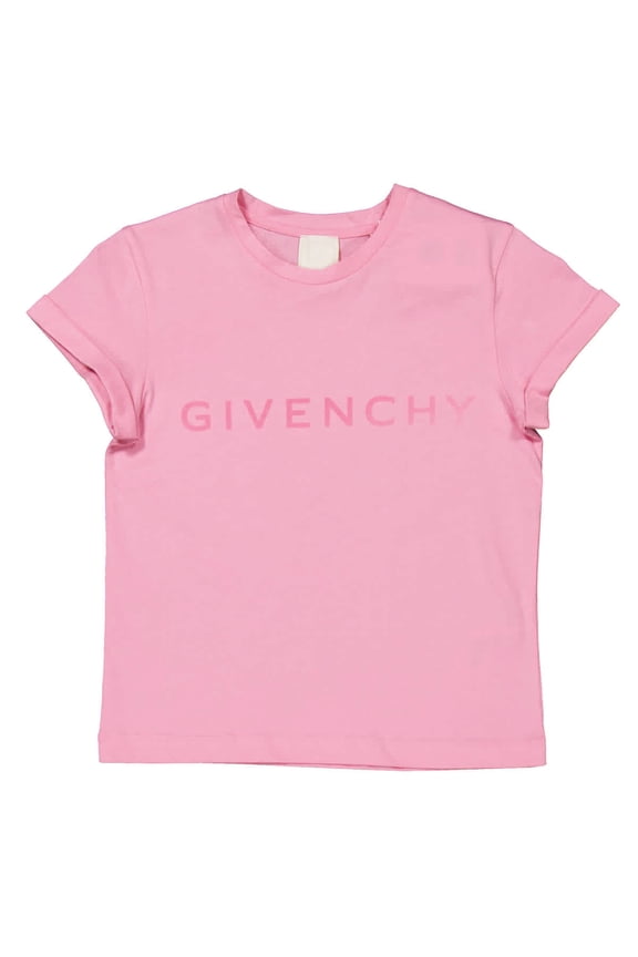 Girls 4G-Print Cotton T-Shirt - Pink, Size 8Y