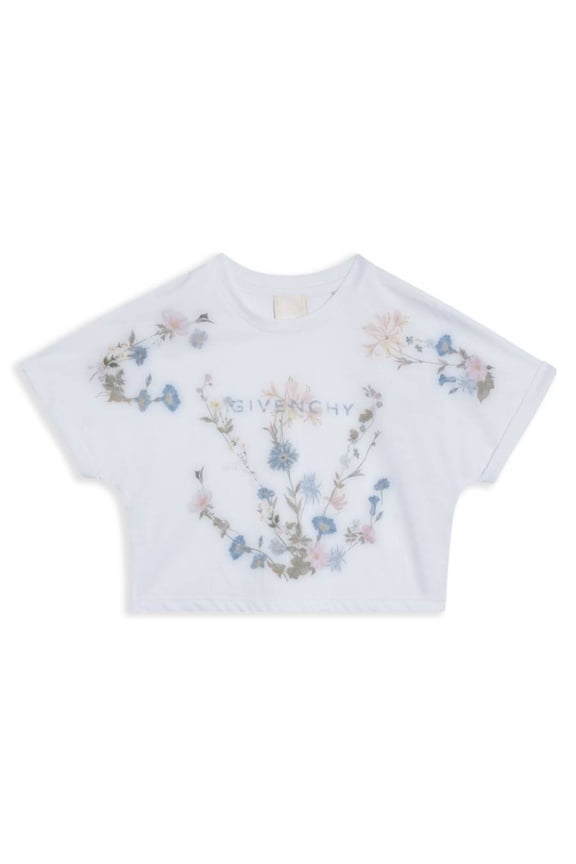 Kids Floral-Print T-Shirt, Size 8Y