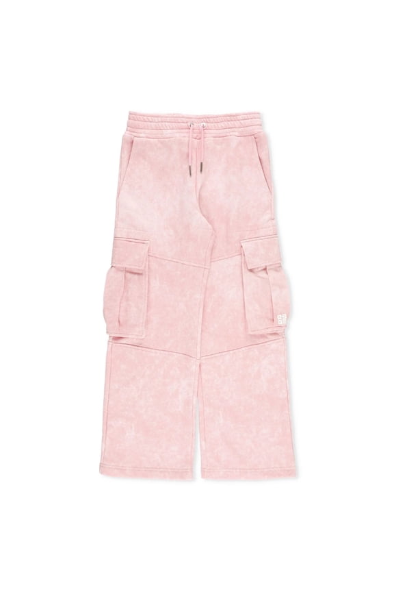 Kids Logo-Printed Drawstring Cotton Trousers, Size 10Y