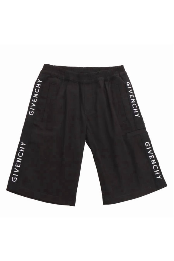 Kids Logo-Tape Bermuda Shorts, Size 14Y