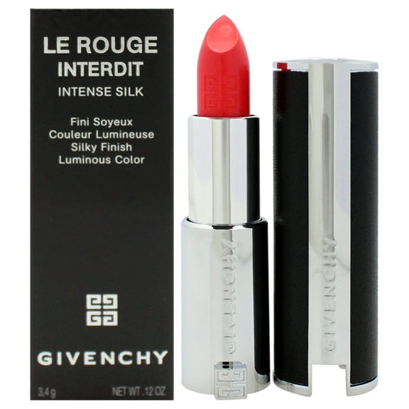 Le Rouge Interdit Intense Silk Lipstick - 304 Mandarine Bolero by Givenchy for Women - 0.12 oz Lipstick (Refillable)