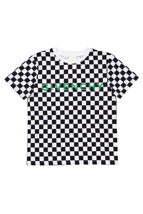 Logo Embroidery Round Neck Cotton T-Shirt, Size 6Y