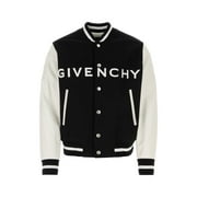 Givenchy Man Black Felt Bomber Jacket