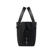 Givenchy Men's Black Rectangular Embossed Handbag Black