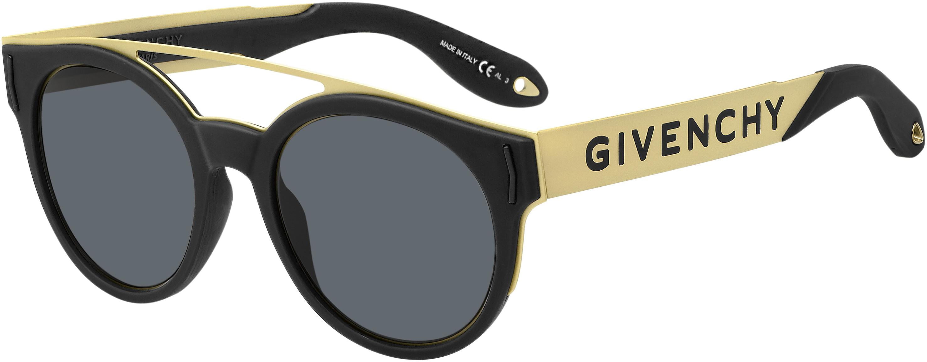 ✨激レア/GIVENCHY Big Logo✨サングラス グレー GV7017 Givenchy Optical Sunglasses 7017 /N/S 02M2 Black Gold/Ir