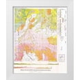 thumbnail image 1 of Givens 26x31 White Modern Wood Framed Museum Art Print Titled - Dog Springs Quad New Mexico Mines - Givens 1952, 1 of 4
