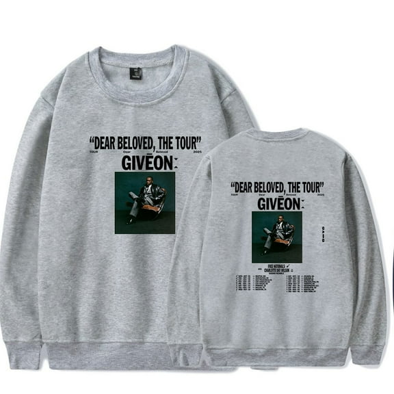 Giveon Dear Beloved The Tour 2025 Long Sleeve Crewneck Sweatshirt For Men/Women Unisex Fashion Streetwear