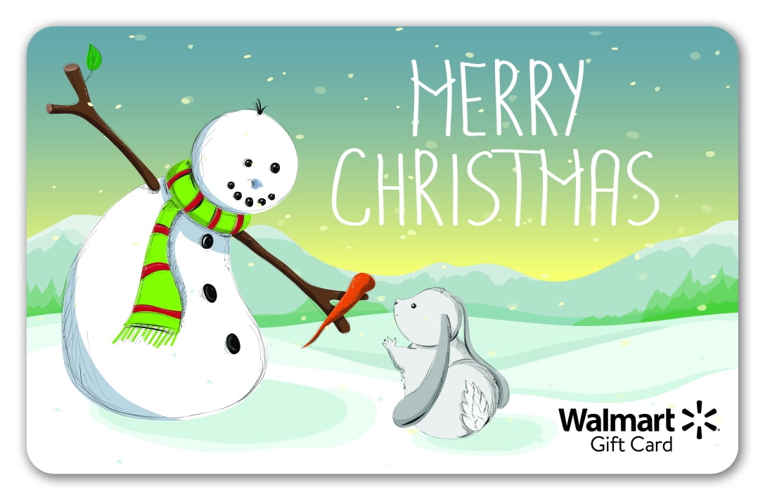 Giving Bunny Holiday Walmart Gift Card