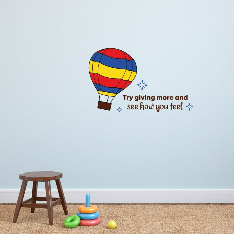 Cartoon Hot Air Balloon Wall Sticker Cartoon Hot Air Balloon Wall Sticker