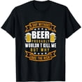 thumbnail image 1 of Giving up beer for a day probably won't kill me, but why take the risk? T-shirt men take the risk. T-shirt men take the risk, 1 of 4