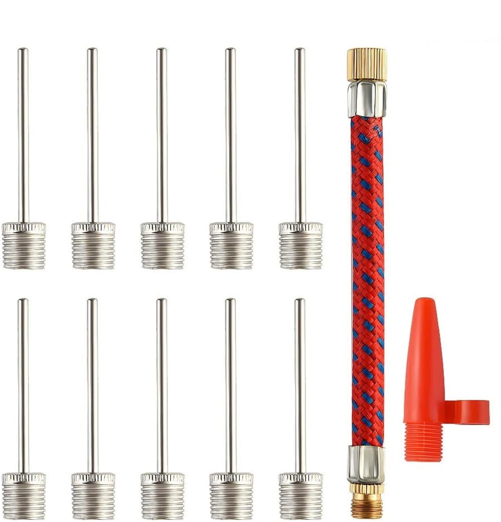 HEMOTON 40 Stück Ballpumpen Nadeln - Edelstahl Aufblasnadeln Für Basketball, Fußball, Volleyball