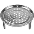thumbnail image 1 of Gixusil 7.9 inch Steamer Rack, Silver Steaming Rack Stand Stainless Steel Canning Rack Steam Basket Rack Steaming Tray for Pressure Cooker Canners, 1 of 8