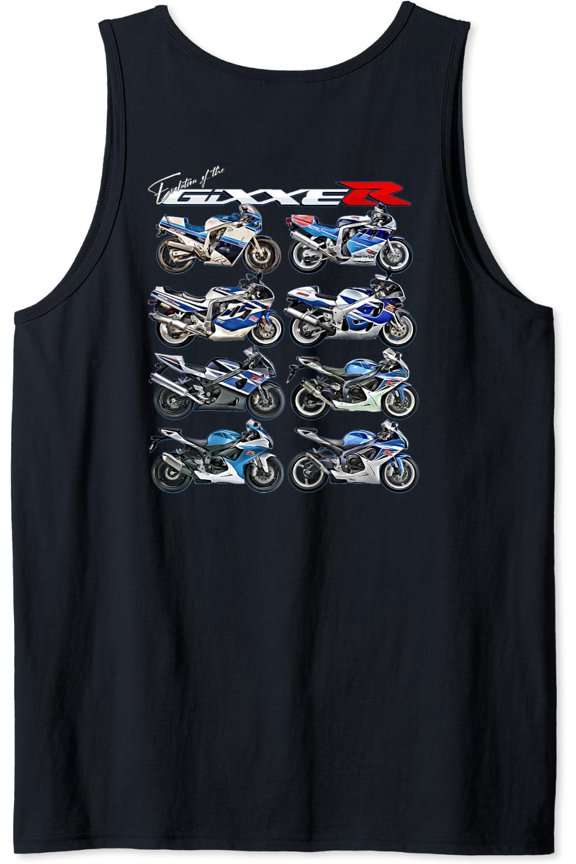 Gixxer,Evolution,Gsxr,Road Racing,Motorcycle,Motorbike,Bike Tank Top Size S-3XL