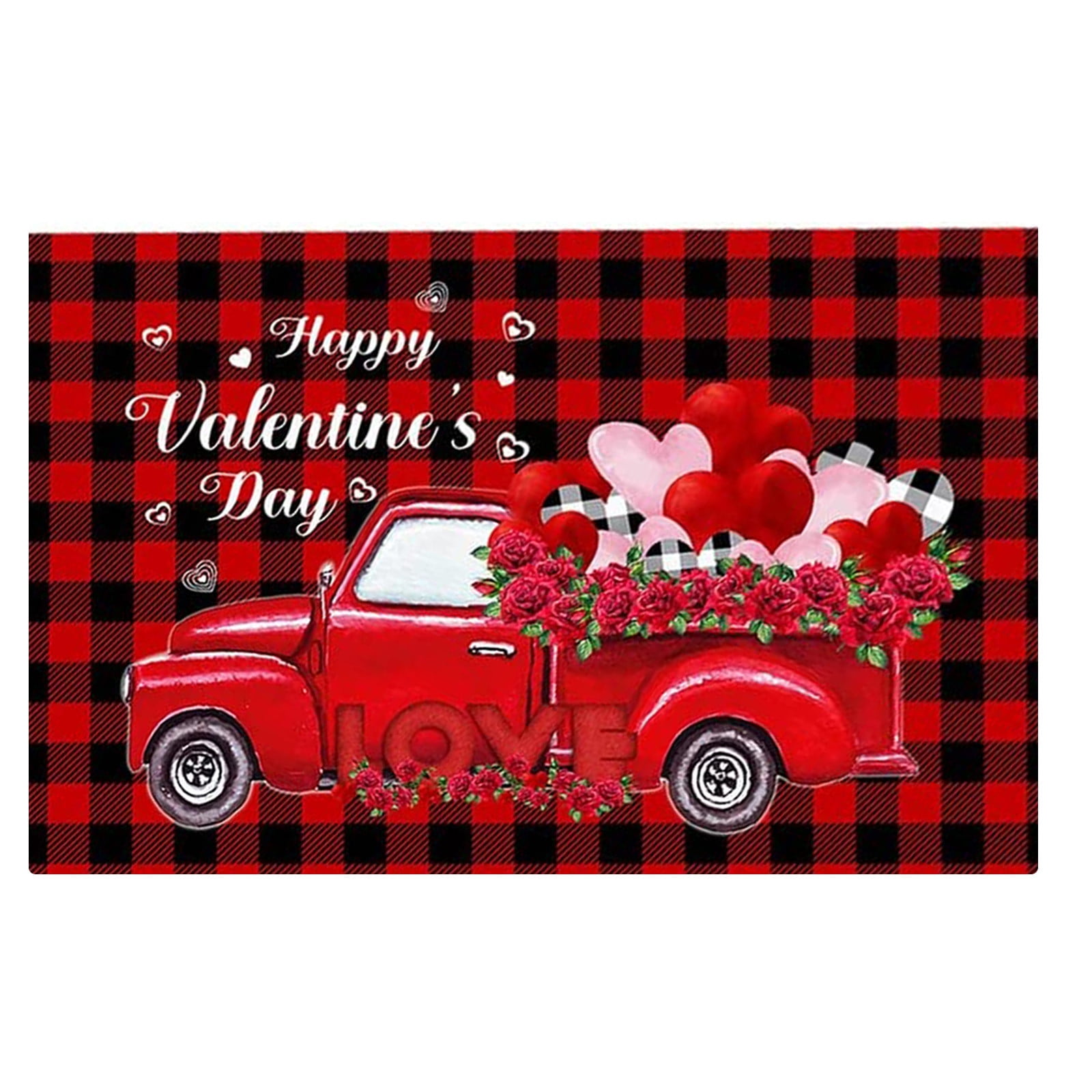 Giyblacko Area Rug Door Mats Valentine's Day Doormats Home