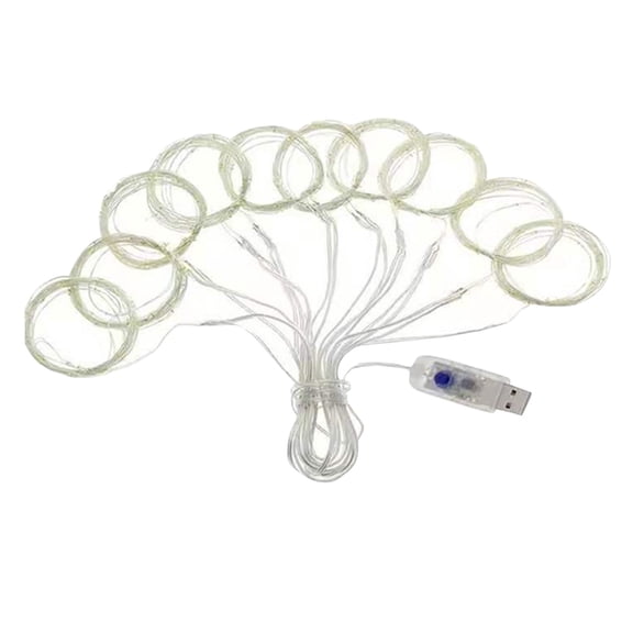 Giyblacko Blackout Curtains Light Light Remote Hanging Curtain Light Curtain Control USB Powered Home Decor