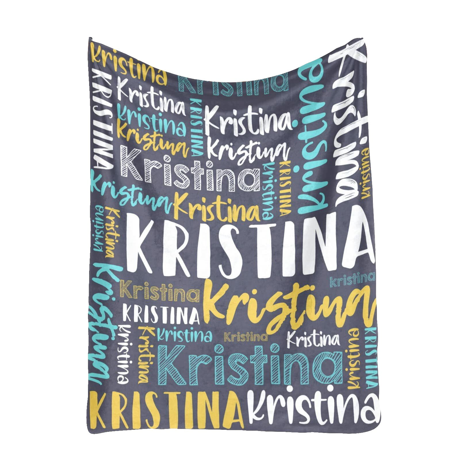 Giyblacko Blanket Personalized Baby Blanket With Name For Kids，Custom