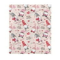 Giyblacko Blanket Valentine's Day Blanket Flannel Decorative Blanket Air Conditioning Blanket Throw Blanket