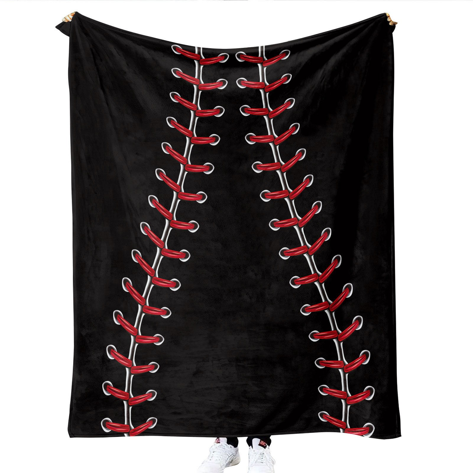 Giyblacko BlanketBaseball Blanket Gifts Flannel Sports Blankets