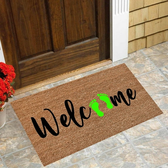 Giyblacko Carpet Barefoot Doormat Beach Doormat Welcome Funny Cute Doormat Door Mat Welcome Friends Doormat Funny Doormat New Home Door Mat