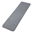 thumbnail image 1 of Giyblacko Carpet Door Mats Memory Foam Non Slip Striped Bath Floor Tub Mat Black, 1 of 7