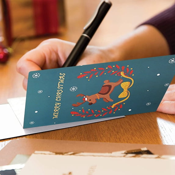 Giyblacko Christmas Cards Christmas Honeycomb Greeting Card Christmas Three-dimensional Blessing Holiday Card