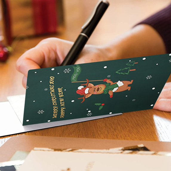 Giyblacko Christmas Cards Christmas Honeycomb Greeting Card Christmas Three-dimensional Blessing Holiday Card