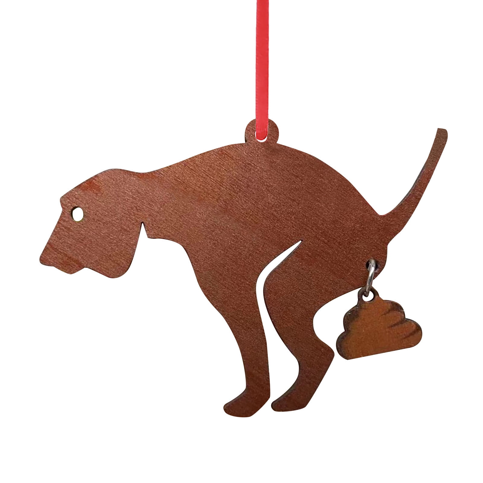 Giyblacko Christmas Hanging Ornaments 2023 Personalized Poop Dog