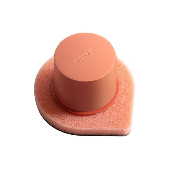 Clearance Cleaning Brush under $5,Sponge Kitchen Pot Brush With Handle Reusable And Washable Eraser Cleaner Removal Tool Sink Pot Dish Scrubber Bathroom Decontamination Cleaning Brush