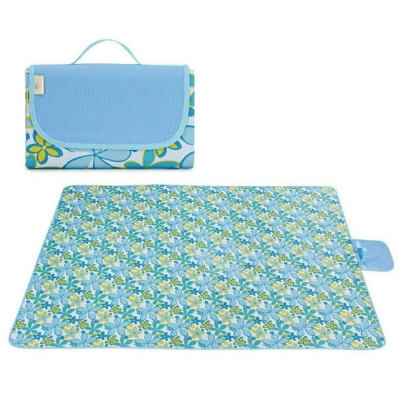 Giyblacko Cushion Outdoor & Picnic Blanket Extra Large Sand Proof And Portable Beach Mat For Camping Hiking Festivals 145x80cm