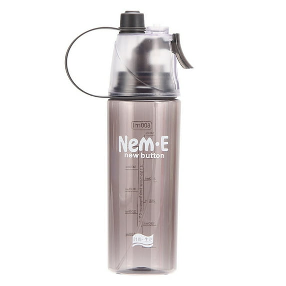 Giyblacko Glass&Bottle Spray Water Bottle For Drinking Sports Water Bottle Cycling 600ml For Cycling Running Mountaineering Hiking Gym Climbing