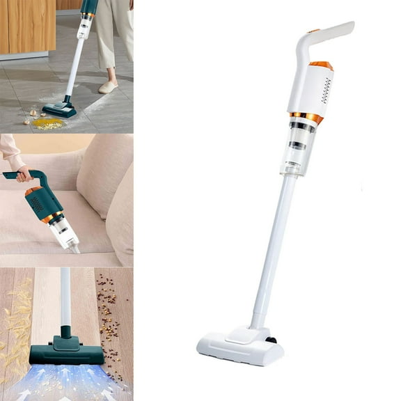 Giyblacko Vacuum Cleaner High Power Household Vacuum Cleaner Hand Or Push Rod 2 Modes With 3 Brush Heads Easy To Carry And Store For Cleane Floors Carpets Pet Hair