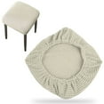 thumbnail image 1 of Giyblacko Vanity Stool Covers Square Dining Chair Seat Covers For Wedding Party Bar Hotel Stretch Stool Cover With Non Slip Design, 1 of 4