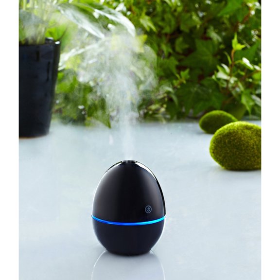 Giyblacko Cool Mist Humidifier 50ML Egg Shaped Ultrasonic Humidifier USB Portable Atomizer For Office BK