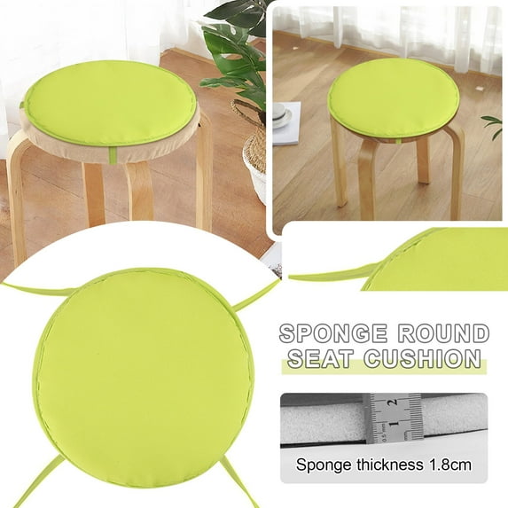 Giyblacko CushionRound Garden Chair Pads Seat Cushion For Outdoor Bistros Stool Patio Dining Room Four Ropes