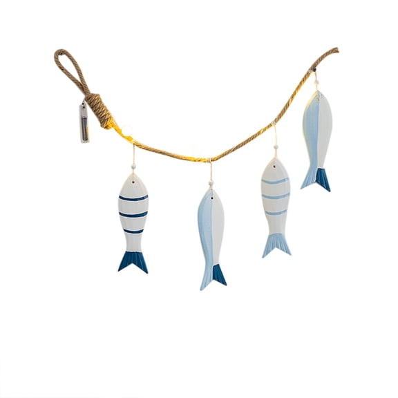 Giyblacko Decoration String Lights Creative Led Luminous Ocean Style Home Night Light Fish String Pendant Personality Indoor Bedroom Decorations