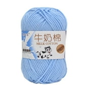 Giyblacko Diy Knitting Diy 1 PCS Soft Milk Cotton Yarn Skeins For DIY Doll Sweater Hats Scarf Shawl
