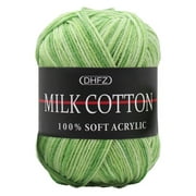 Giyblacko Diy Knitting Diy Knitting Wool 1PC Colorful Hand Knitting Milk Cotton Knitting Crochet Blended Cotton C