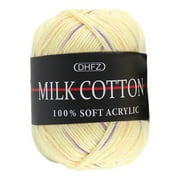 Giyblacko Diy Knitting Diy Knitting Wool 1PC Colorful Hand Knitting Milk Cotton Knitting Crochet Blended Cotton H